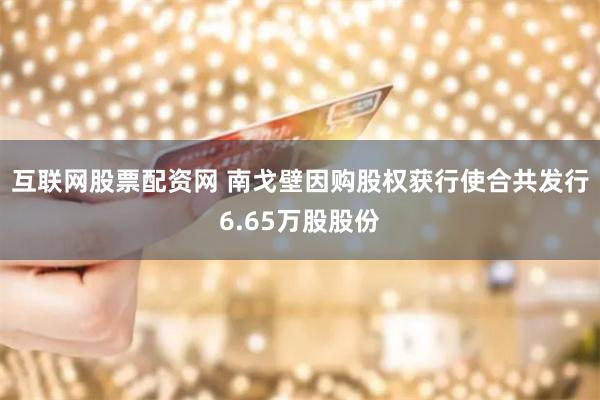 互联网股票配资网 南戈壁因购股权获行使合共发行6.65万股股份